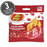 Sizzling Cinnamon Jelly Beans 3.5 oz Grab & Go® Bag - 3 Pack
