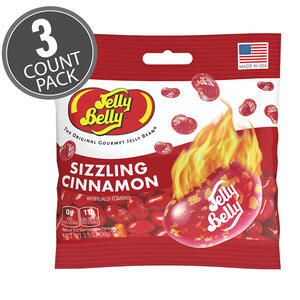 Sizzling Cinnamon Jelly Beans 3.5 oz Grab & Go® Bag - 3 Pack