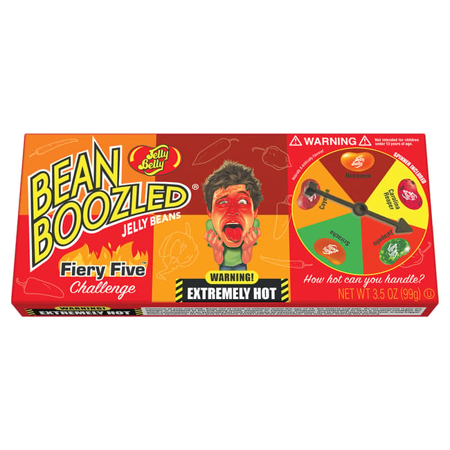 BeanBoozled Fiery Five 3.5 oz Spinner Gift Box