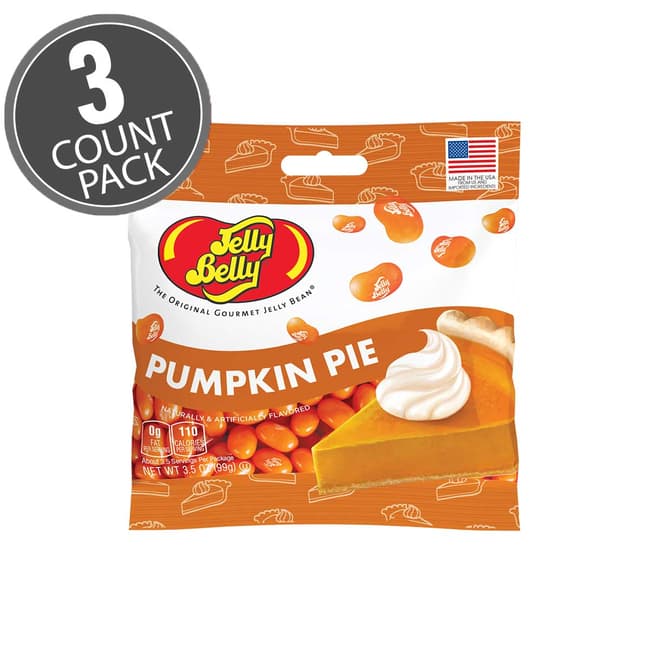 Pumpkin Pie Jelly Beans 3.5 oz Grab & Go® Bag - 3-Count Pack