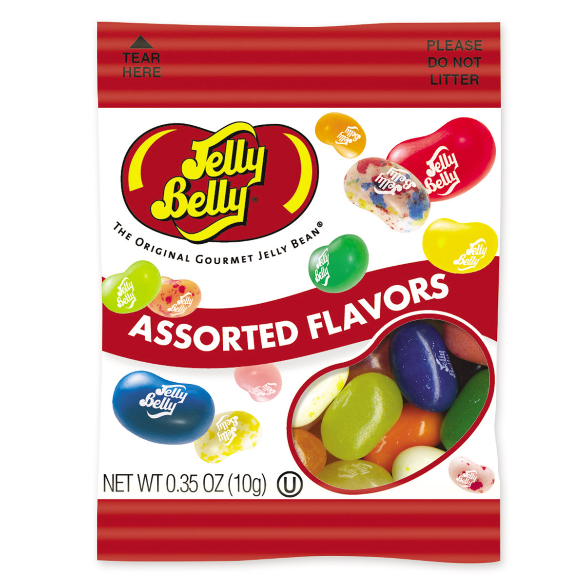 Jelly Belly Jelly Beans: 0.35 oz Assorted Sample Bags 300-Pack