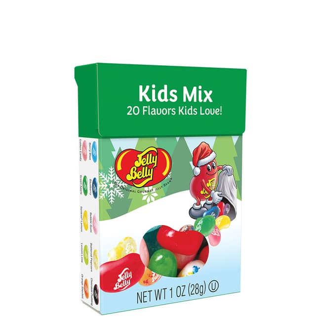 Christmas Kids Mix Jelly Beans 1 oz Flip Top Box