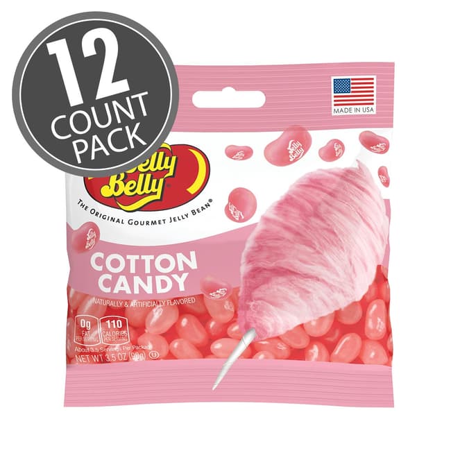 Cotton Candy Jelly Beans 3.5 oz Bag 12 Count Case