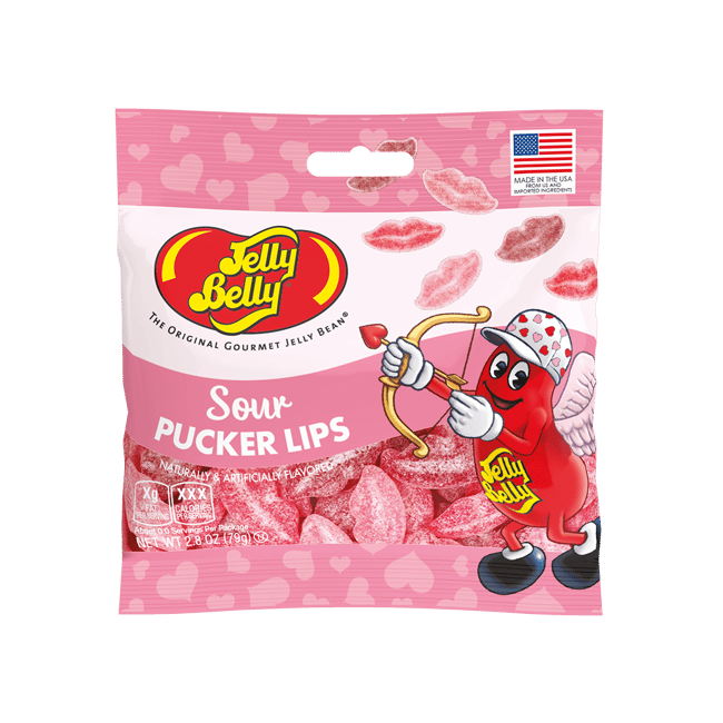 Sour Pucker Lips 2.8 oz Bag