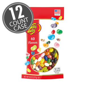 40 Assorted Jelly Bean Flavors - 9.8 oz Bags (for Easter) - 12-Count Case
