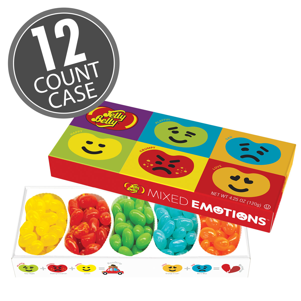 Jelly Belly® Mixed Emotions® 4.25 oz Gift Box 12-Count Case