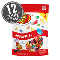49 Assorted Jelly Bean Flavors - 2 lb Pouches - 12-Count Case