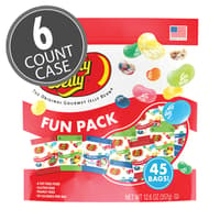 Jelly Belly Fun Pack - Assorted, Sours, Kids Mix 12.6 oz bag - 6 Count Case