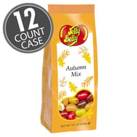 Jelly Belly Autumn Mix Gift Bags - 7.5 oz Bags - 12-Count Case