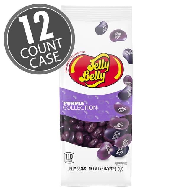 Purple Collection Assorted Jelly Beans – 7.5 oz Bag, 12-Count Case