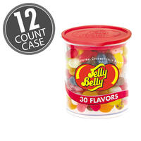 30 Assorted Jelly Bean Flavors - 7 oz Clear Can - 12-Count Case