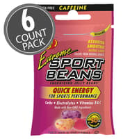 Extreme Sport Beans® Jelly Beans with CAFFEINE -  Assorted Smoothie Flavors, 6-Count Pack