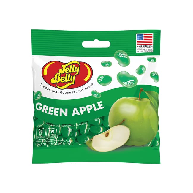 Green Apple Jelly Beans 3.5 oz Grab & Go® Bag