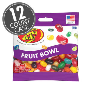 Fruit Bowl Jelly Beans 3.5 oz Grab & Go® Bag - 12 Count Case