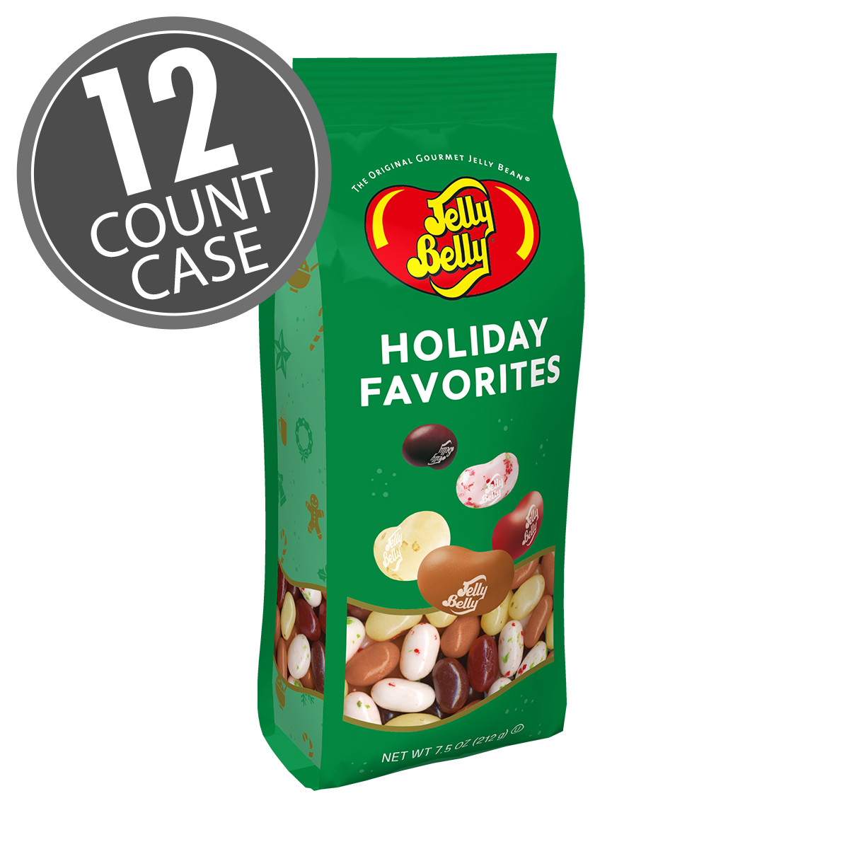 Holiday Favorites Jelly Bean 7.5 oz Gift Bag - 12 Count Case