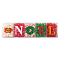 Jelly Belly 5-Flavor NOEL Clear Gift Box - 4 oz