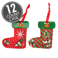 Jelly Belly Christmas Stocking 5.5 oz Pouch Bag - 12-Count Case