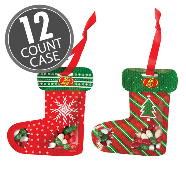 Jelly Belly 5.5 oz Christmas Stockings 12 Count Case