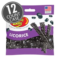 Licorice Jelly Beans 3.5 oz Grab & Go® Bag - 12 Count Case