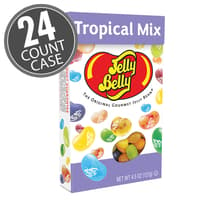 Tropical Mix Jelly Beans - 4.5 oz Flip-Top Boxes - 24-Count Case