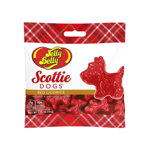 Scottie Dogs Red Licorice 2.75 oz Grab & Go® Bag
