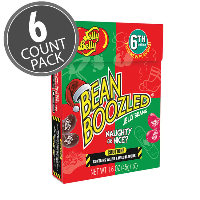 Jelly Belly Bean Boozled *6th Edition* 1.6 oz Flip Top Box (Mixed, 4  Beanboozled