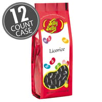 Licorice Jelly Beans 7.5 oz Gift Bags - 12 Count Case