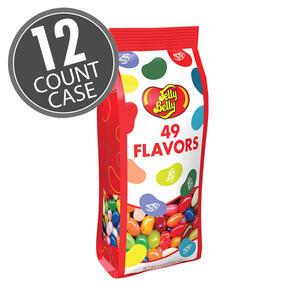 49 Assorted Jelly Bean Flavors - 7.5 oz Gift Bags (for Easter) - 12-Count Case
