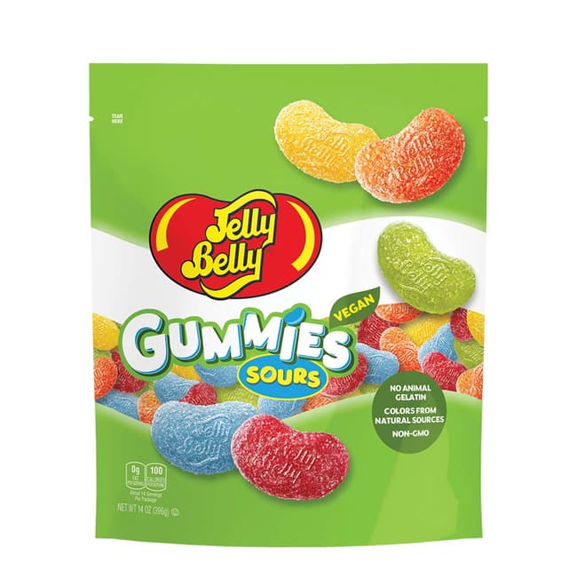 Jelly Belly Assorted Sour Gummies 14 oz Pouch Bag