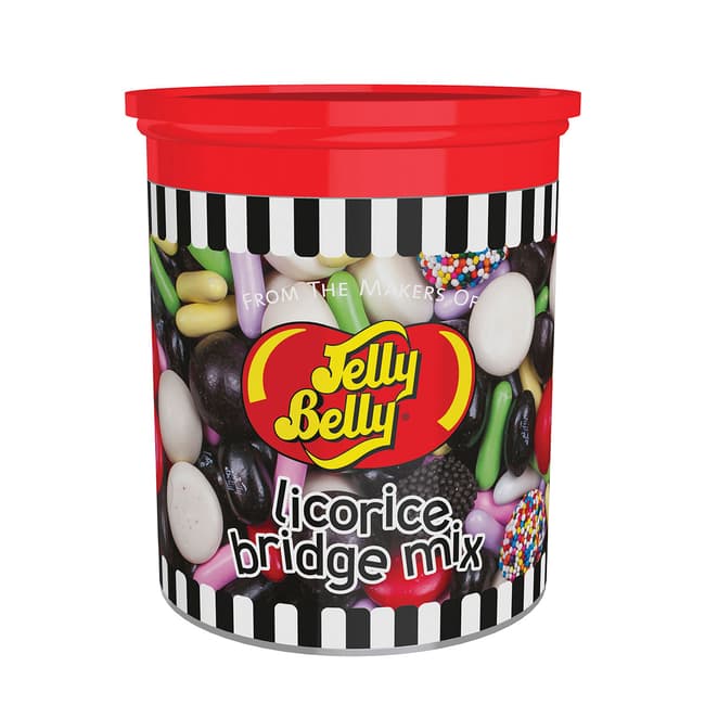 Licorice Bridge Mix 5.3 oz Clear Can