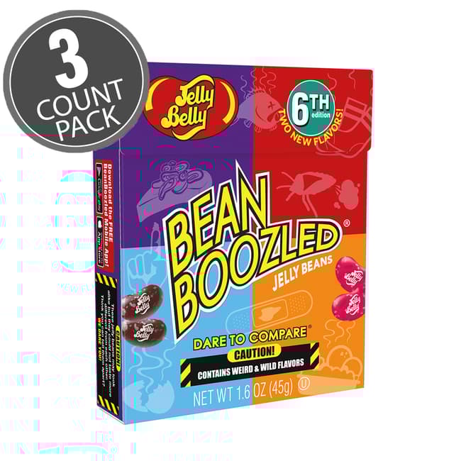 BeanBoozled Jelly Beans 1.6 oz Box (6th edition) 3Count Pack