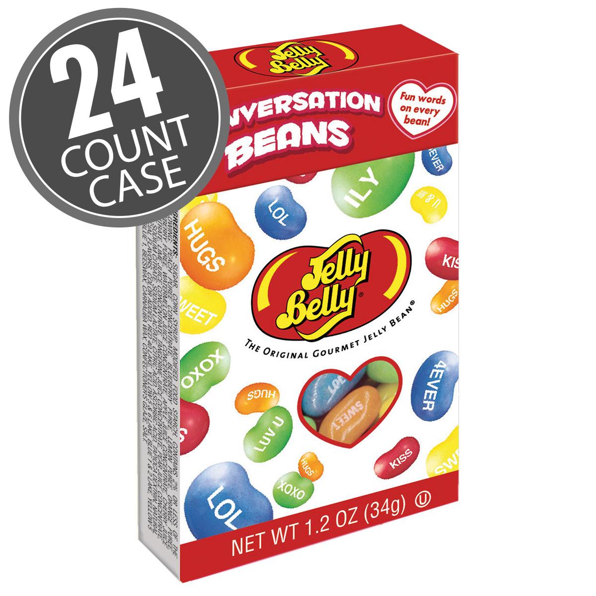 Jelly Belly Conversation Beans® 1.2 oz flip top boxes 24Count Case