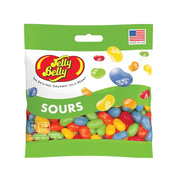 Jelly Belly Assorted Sour Gummies 7 Oz Bag (Pack of 2), 2 packs