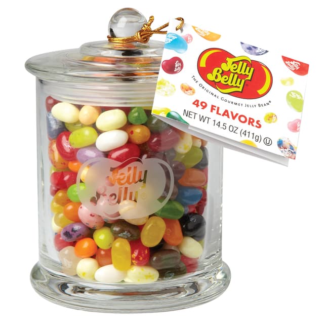 Christmas Candy Jar Glass Food Storage Bottle Tea Coffee Sugar Canister Gift