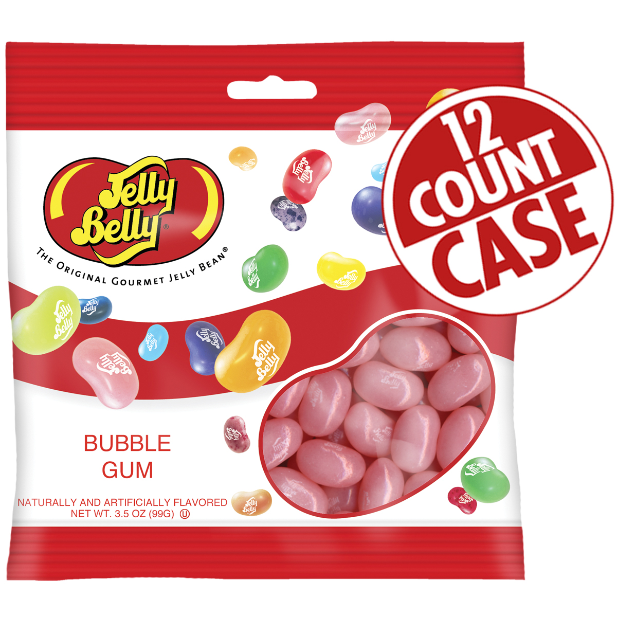 Bubble Gum Jelly Beans - 2.6 Lb Case - Chatspan