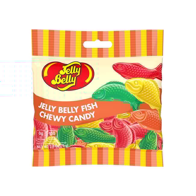 Jelly Belly Fish Chewy Candy 2.8 oz Grab & Go® Bag