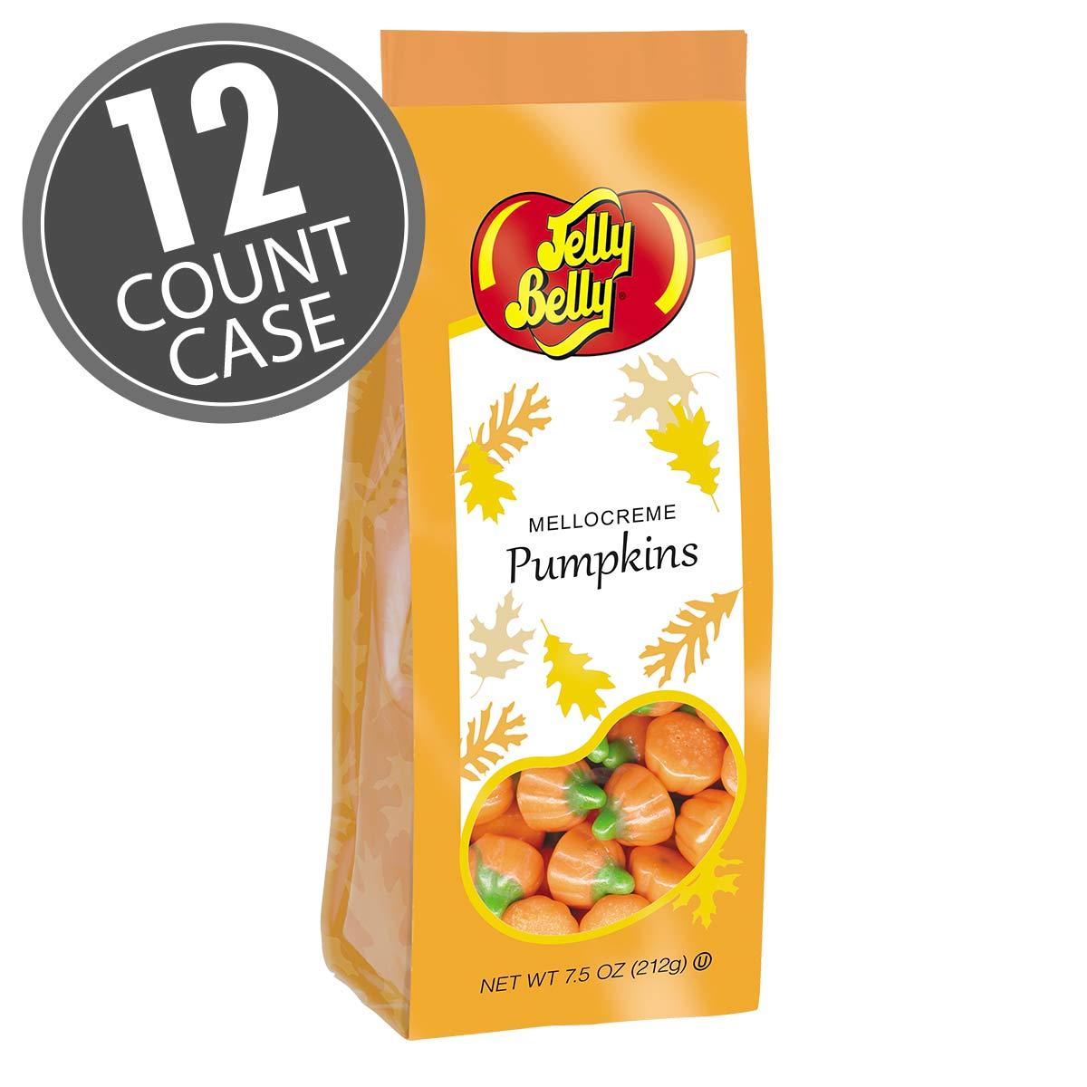 Mellocreme Pumpkins Gift Bags - 7.5 oz Bags - 12-Count Case