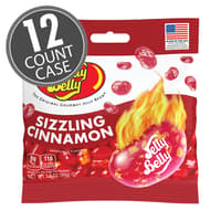 Sizzling Cinnamon Jelly Beans 3.5 oz Grab & Go® Bag - 12 Count Case