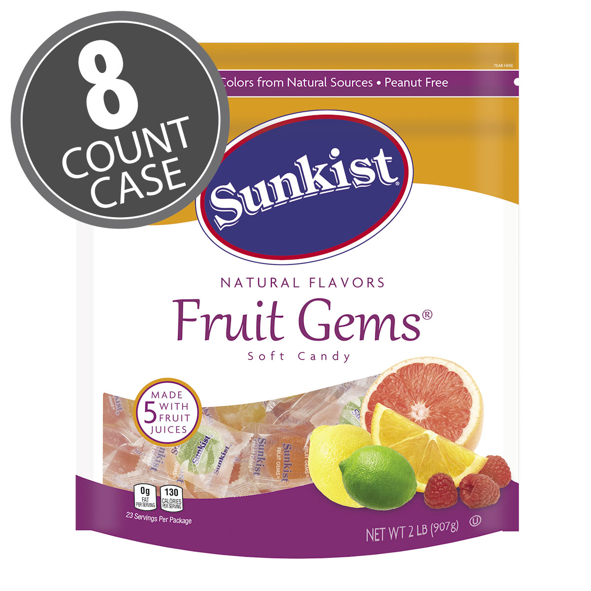 Sunkist® Candy Fruit Gems®, Jelly Beans