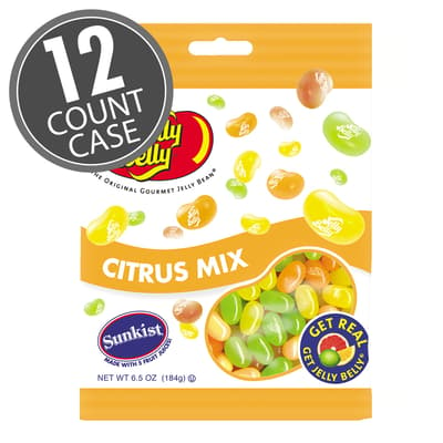 Sunkist® Citrus Mix Jelly Beans 3.1 oz Grab & Go® Bag - 3 Count Pack