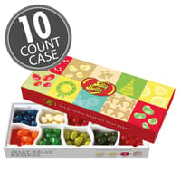 Jelly Belly 10-Flavor Christmas Gift Box 10-Count Case