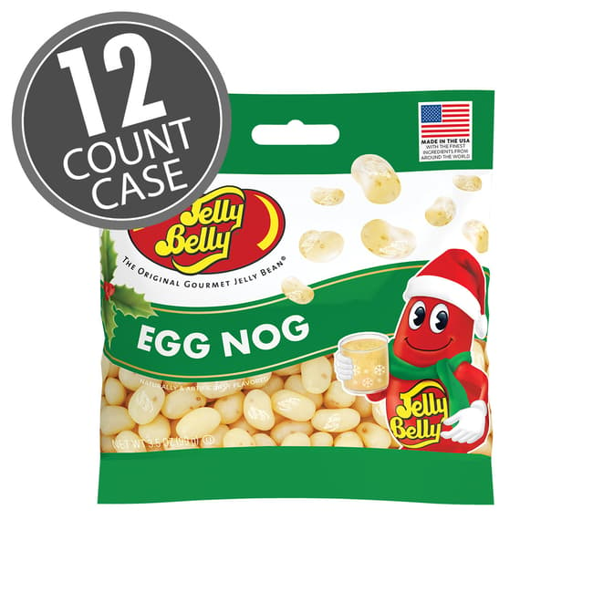 Egg Nog Jelly Beans 3.5 oz Grab & Go® Bag - 12 Count Case