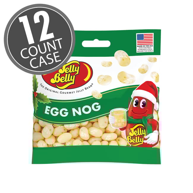 Egg Nog Jelly Beans 3.5 oz Grab & Go® Bag - 12 Count Case