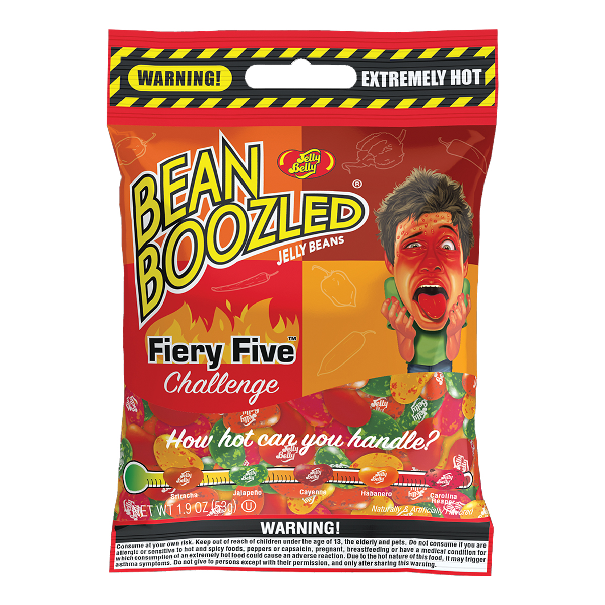 BeanBoozled Fiery Five 1.6 oz Flip Top Box