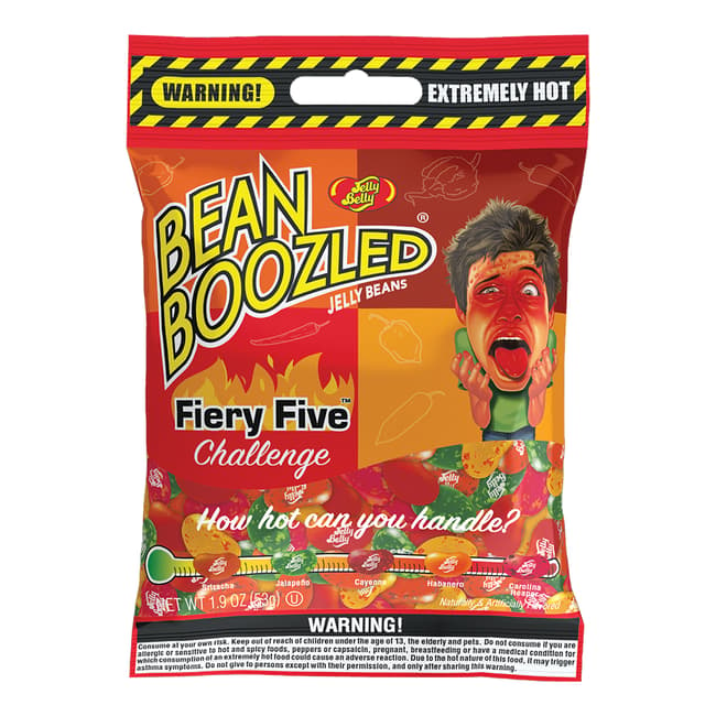 Guinness Blank Pogo stick jump BeanBoozled Fiery Five Jelly Beans | 1.9 oz Bag