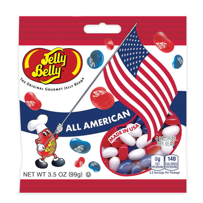 All-American Mix Jelly Beans - 3.5 Oz. Bag