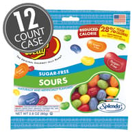 Sugar-Free Jelly Beans Sours - 2.8 oz Bag - 12 Count Case