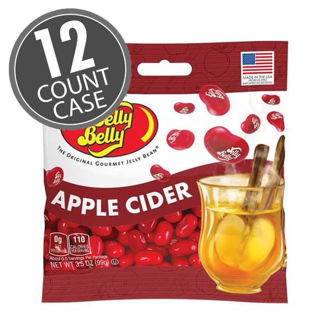 Apple Cider Mix Jelly Beans 3.5 oz Grab & Go® Bag 12 Count Case