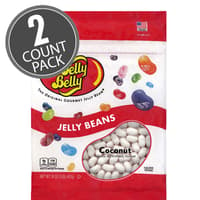 Coconut Jelly Beans - 16 oz Re-Sealable Bag - 2 Pack