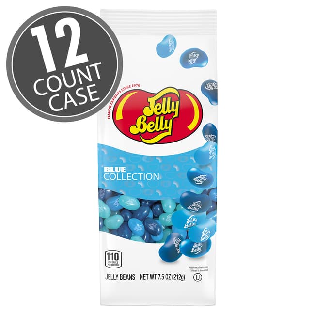 Blue Collection Assorted Jelly Beans – 7.5 oz Bag, 12-Count Case